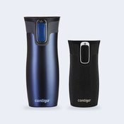 Zestaw kubków termicznych Contigo West Loop Monaco 470 ml + West Loop Mini 300 ml czarny metalik