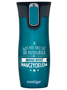 Kubek termiczny Contigo West Loop 2.0 470 ml - Dla Przedszkolanki - Biscay Bay