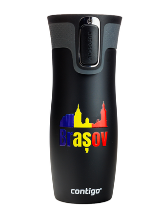 Kubek termiczny Contigo West Loop 2.0 470ml - Brasov - Czarny mat