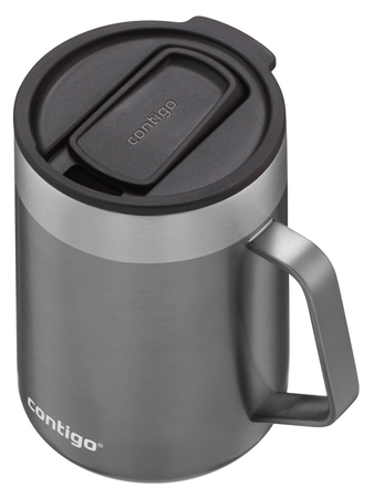 Contigo Streeterville 420 ml thermal mug with ear - Grey - after-use