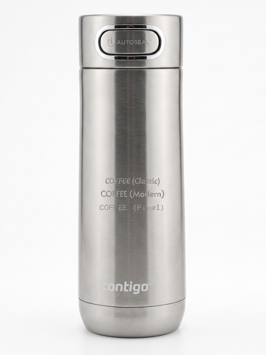 Kubek termiczny z grawerem Contigo Luxe 470 ml - Stainless Steel