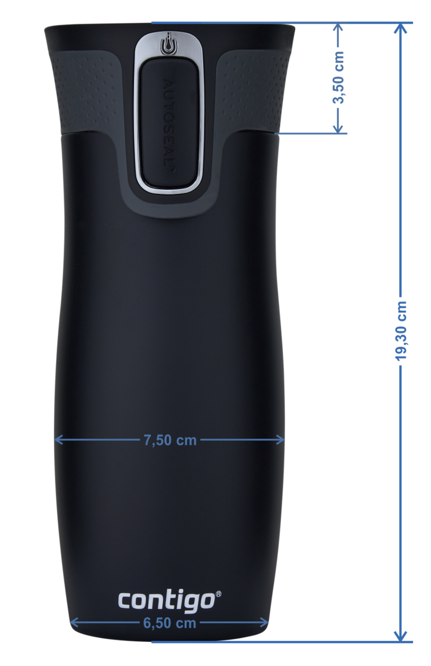Kubek termiczny Contigo West Loop 2.0 470ml - Stalowy + Pudełko