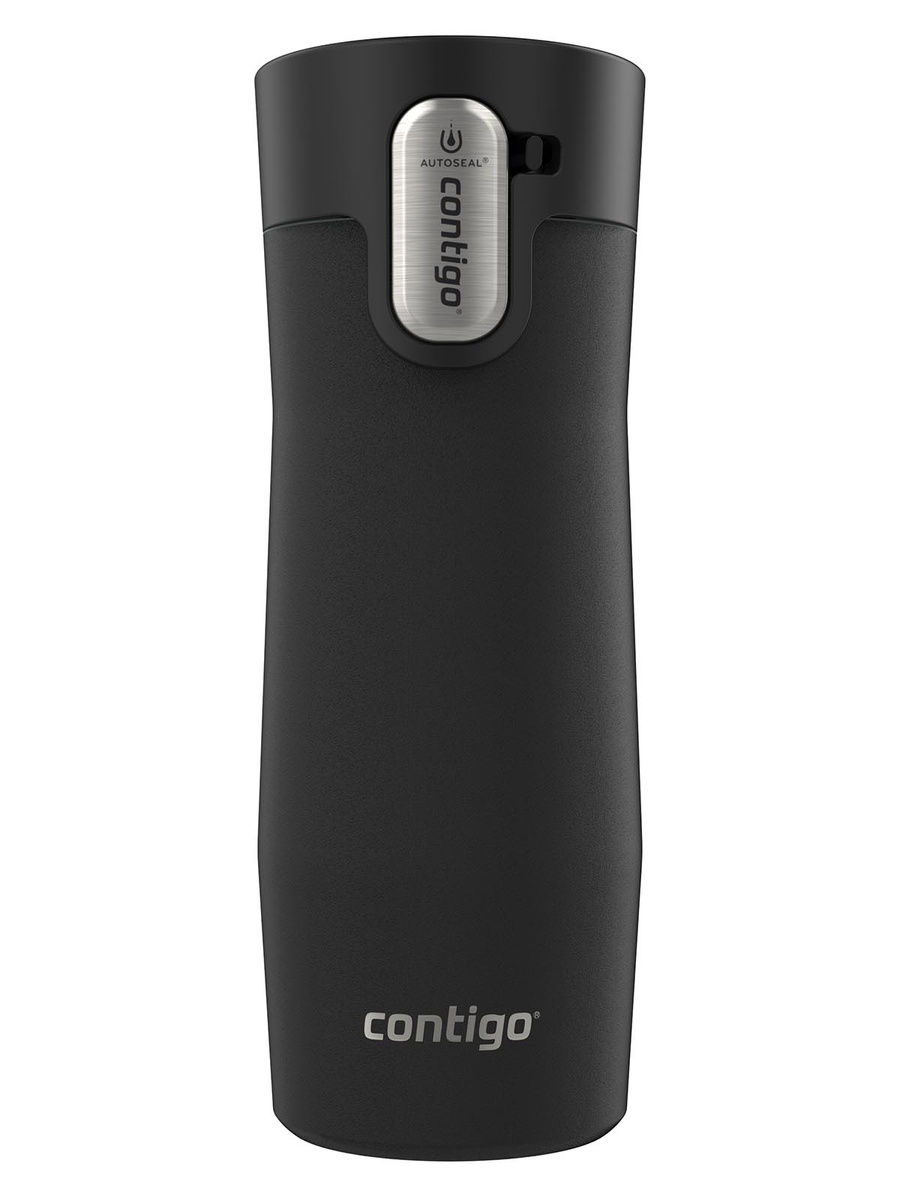 Kubek termiczny Contigo West Loop 3.0 470ml - Najlepszy Tata - Czarny Mat