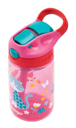 Bidon dla dzieci - Kubek dla dzieci Contigo Gizmo Flip 414ml - Cherry Cat