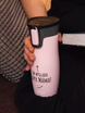 Thermal Mug Contigo West Loop 470 ml - Millenial pink - Great Mom