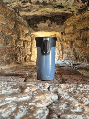 Kubek termiczny Contigo West Loop Mini 300ml - niebieski metalik - powystawowy