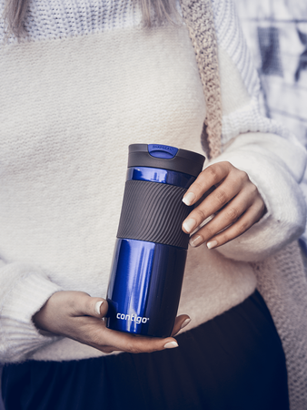 Thermo mug Contigo Byron 470ml - Deep Blue for exhibition