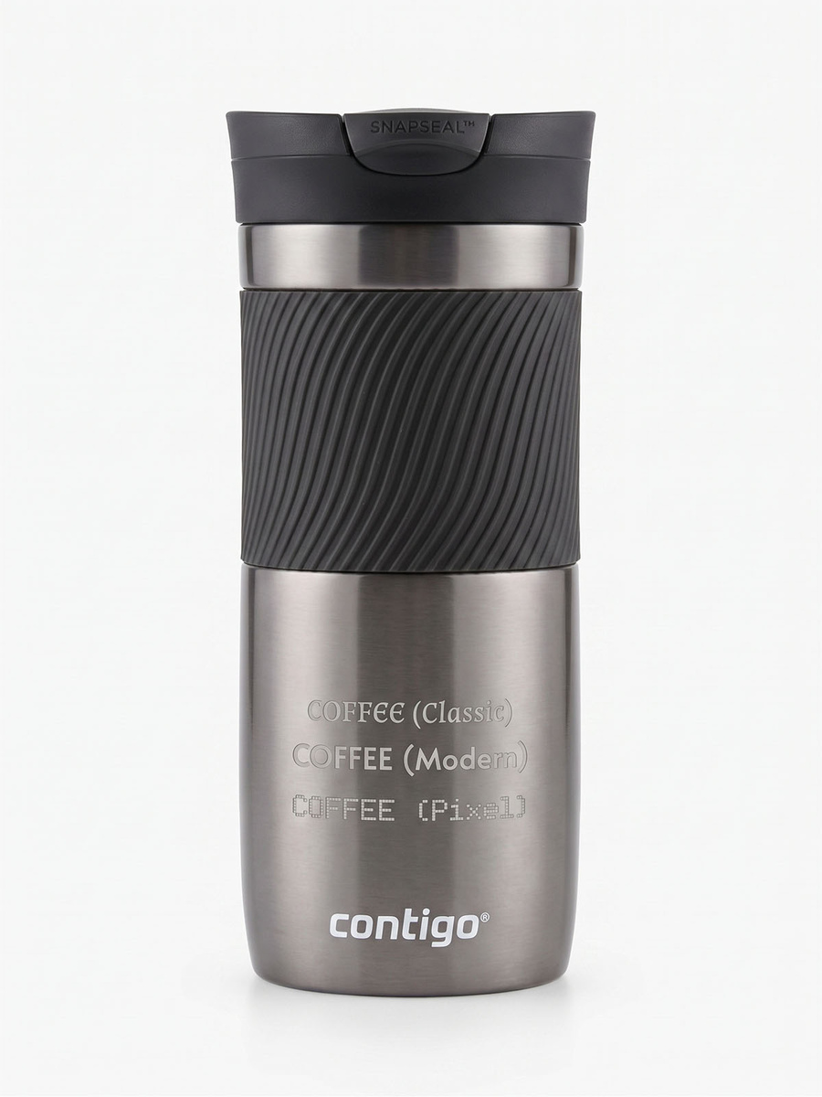 Kubek termiczny z grawerem Contigo Byron 470ml - Gunmetal