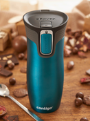 Kubek termiczny z grawerem Contigo West Loop 2.0 470 ml - Turkusowy