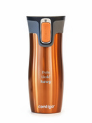 Kubek termiczny z grawerem Contigo West Loop 2.0 470 ml - Pomarańczowy