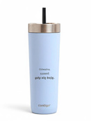 Kubek termiczny ze słomką Luxe Tumbler 720ml z grawerem - Periwinkle