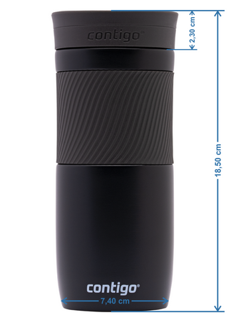 Kubek termiczny Contigo Byron 470 ml - Najlepsza Mama - Gunmetal
