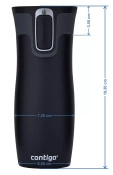 Kubek termiczny dla Sędziego - Contigo West Loop 2.0 470 ml - czarny