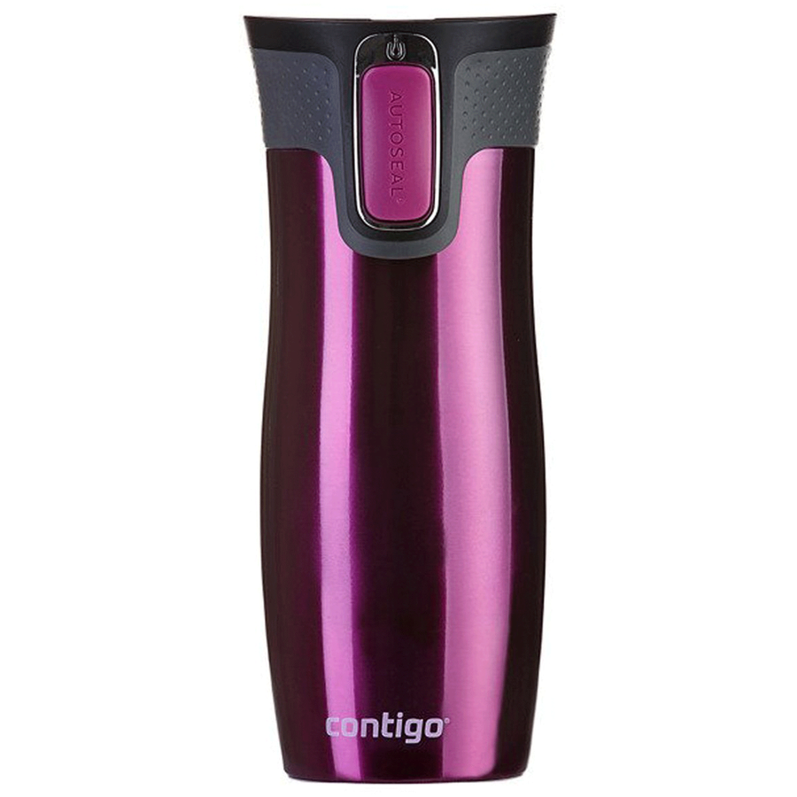 Kubek termiczny Contigo West Loop 2.0 470ml - Malinowy + Pudełko