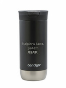 Kubek termiczny z grawerem Contigo Huron 2.0 470ml - Czarny