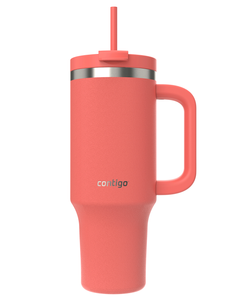 Kubek termiczny ze słomką Contigo Streeterville Tumbler 1200 ml - Coral