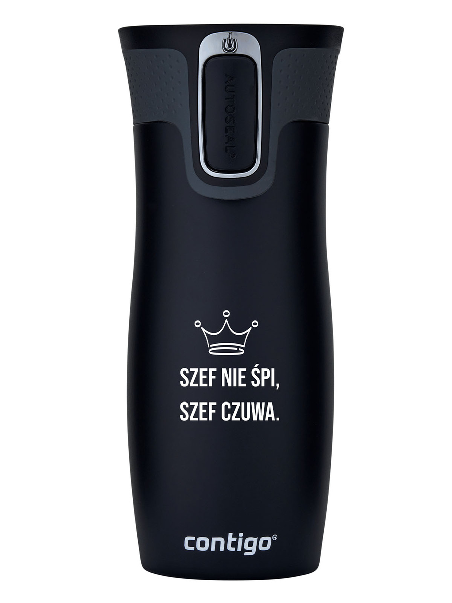 Kubek termiczny dla Szefa - Contigo West Loop 2.0 470 ml - czarny