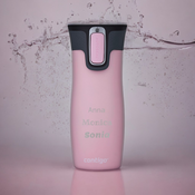 Kubek termiczny z grawerem Contigo West Loop 2.0 470 ml - Różowy Mat