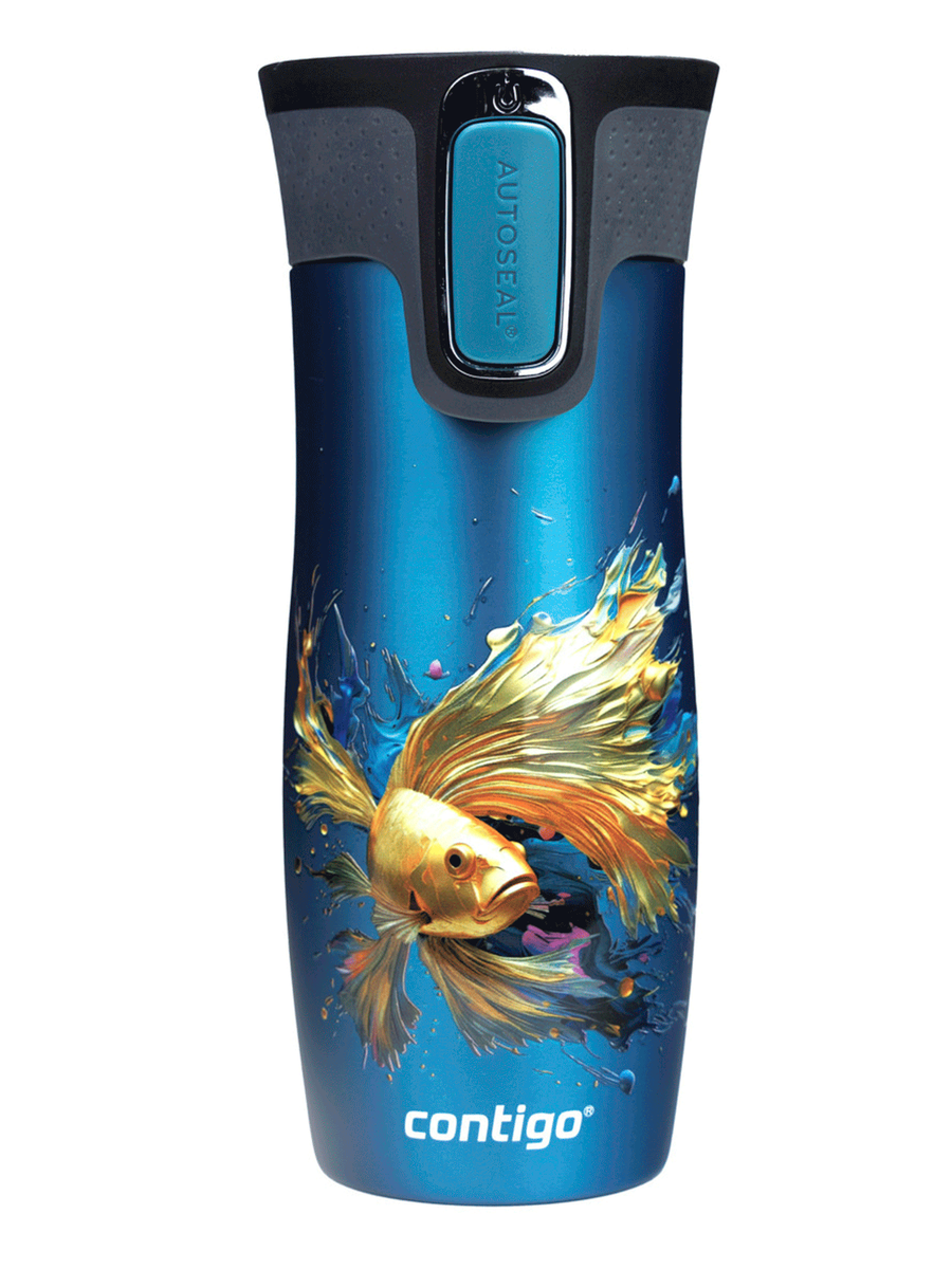 Kubek termiczny Contigo West Loop 2.0 470ml - Złota Rybka - Biscay Bay