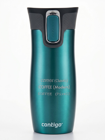 Kubek termiczny z grawerem Contigo West Loop 2.0 470 ml - Turkusowy