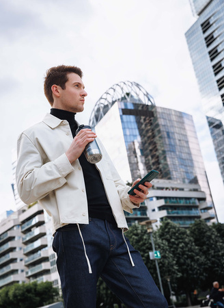 Kubek termiczny na kawę Contigo Huron 2.0 470ml - Macaroon