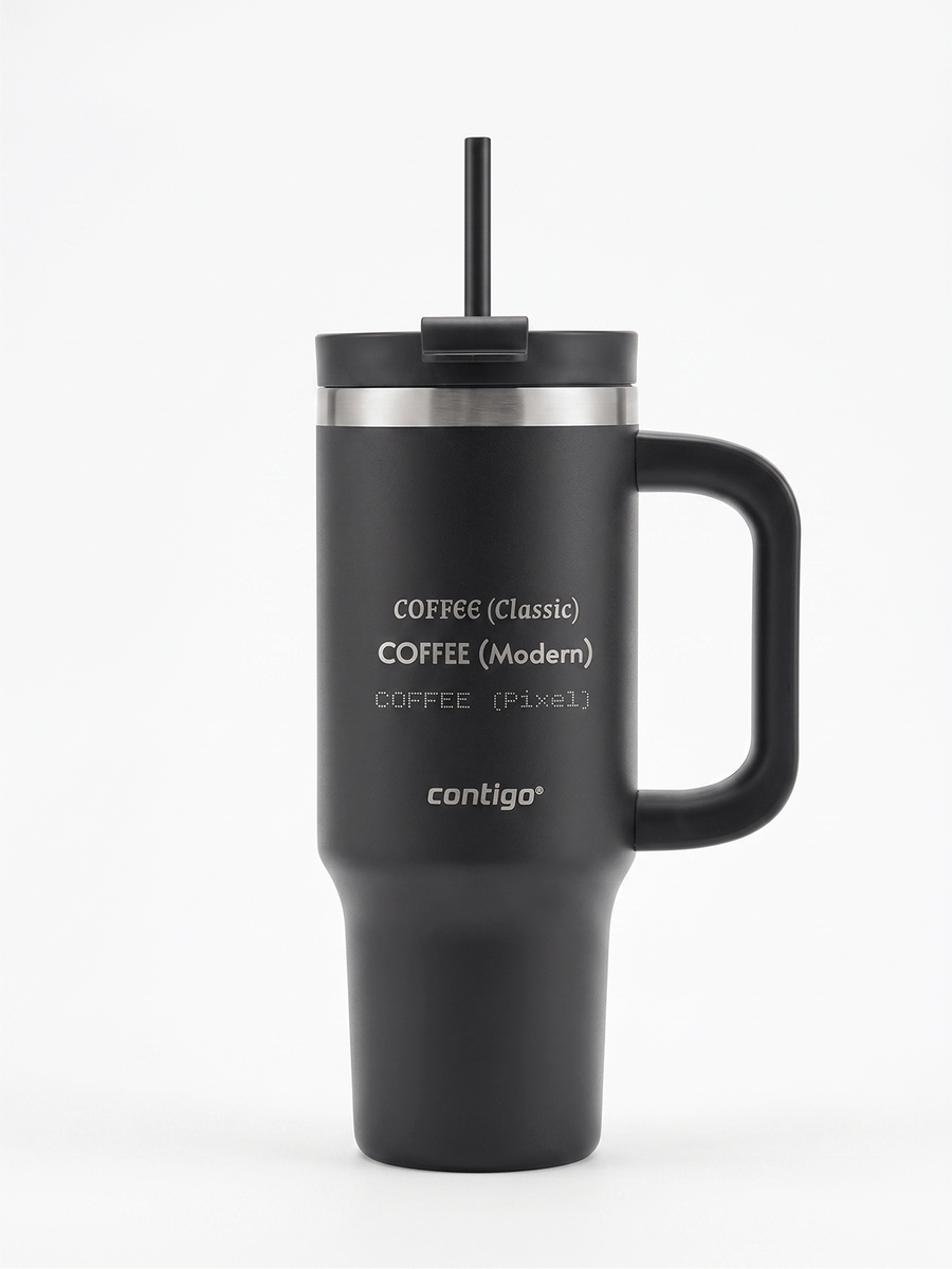 Kubek termiczny na wodę z grawerem Streeterville Tumbler 800 ml - Licorice