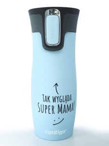 Thermal Mug Contigo West Loop 470 ml - Iced aqua - Great Mom