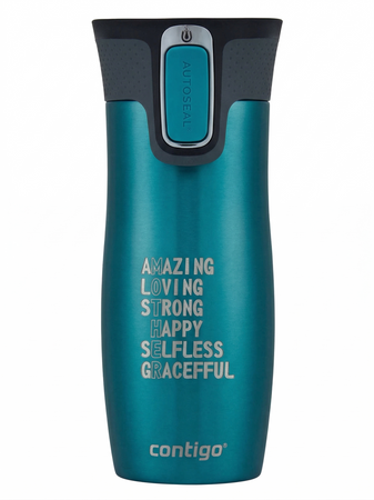 Kubek termiczny Contigo West Loop 2.0 470ml -  Mother - Biscay Bay