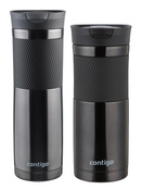 Zestaw kubków termicznych Byron 590ml - Czarny + Byron Contigo 720ml - Gunmetal