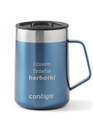 Kubek termiczny z grawerem Contigo Streeterville 420 ml - Niebieski 