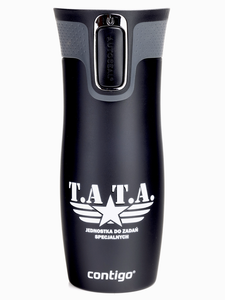 Kubek termiczny Contigo West Loop 2.0 470 ml - Tata - czarny mat