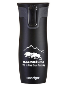 Kubek termiczny Contigo West Loop 2.0 470ml - Czarny - Bieg Rzeźnika 