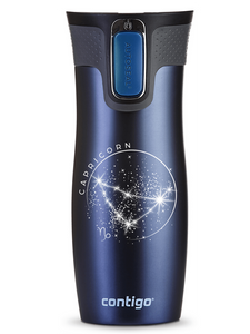 Kubek termiczny Contigo West Loop "Koziorożec" 470 ml - granatowy mat