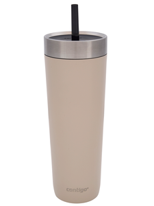 Kubek termiczny ze słomką Luxe Tumbler 720ml - Brown Sugar