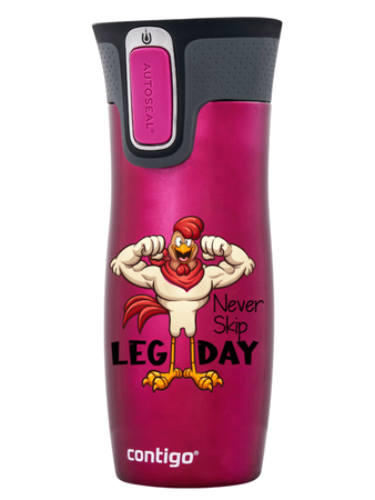 Kubek termiczny Contigo West Loop 2.0 470 ml - Leg Day