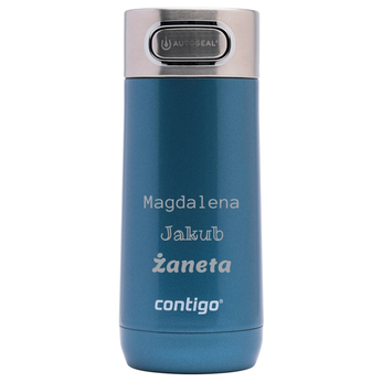 Kubek termiczny z grawerem Contigo Luxe 360ml - Cornflower