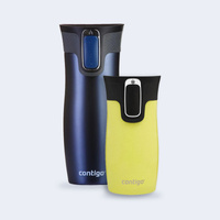 Zestaw kubków termicznych Contigo West Loop Monaco 470 ml + West Loop Mini 300 ml żółty metalik