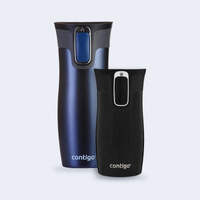 Zestaw kubków termicznych Contigo West Loop Monaco 470 ml + West Loop Mini 300 ml czarny metalik